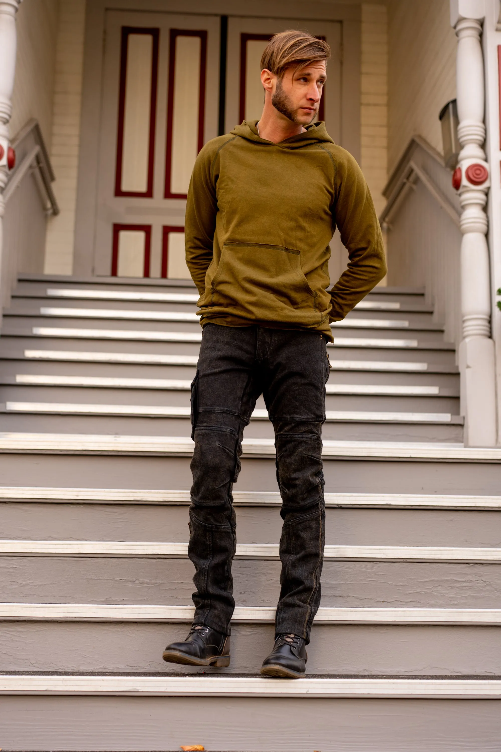 Fleece Porous Hoodie - Green