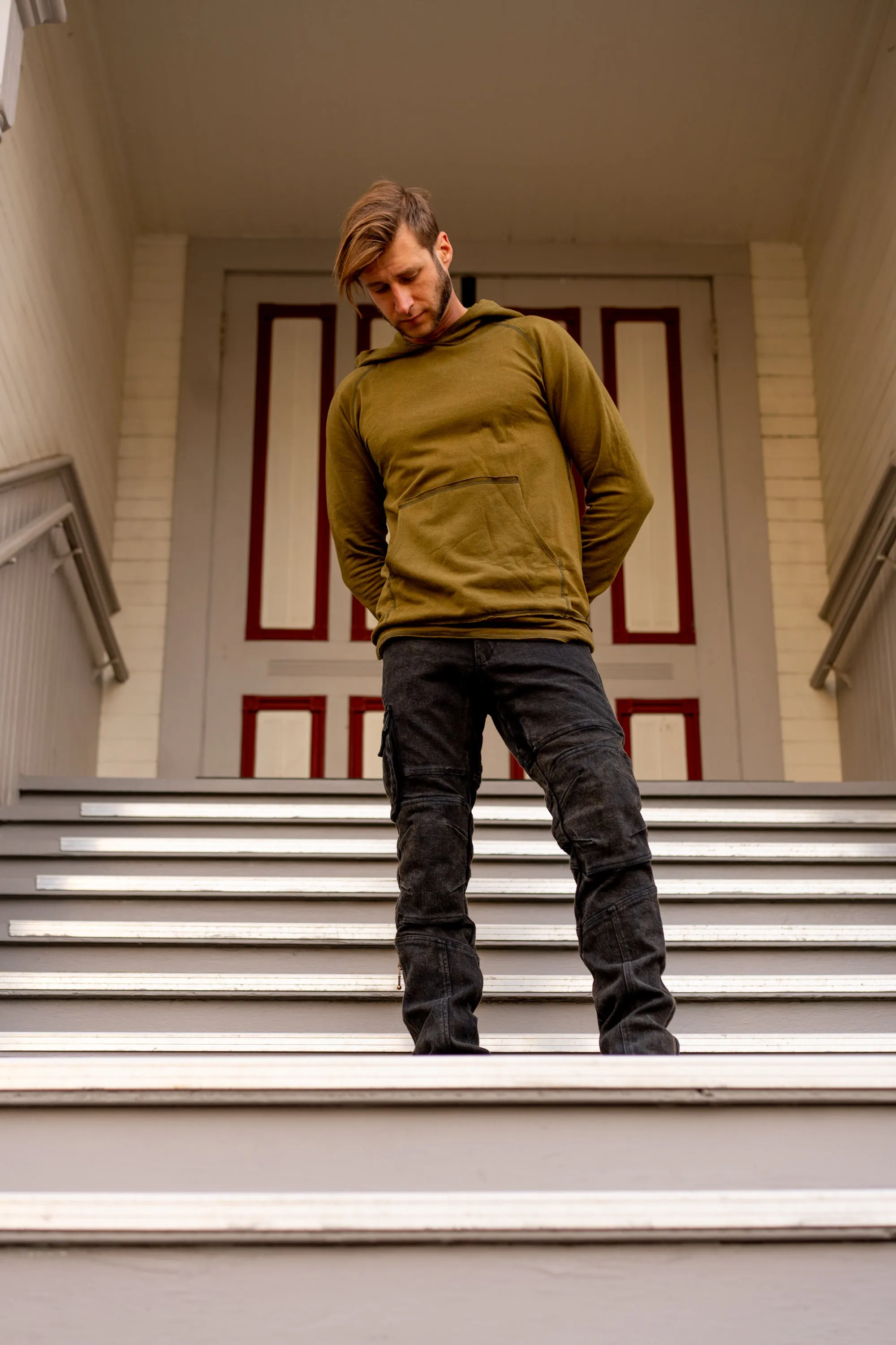 Fleece Porous Hoodie - Green