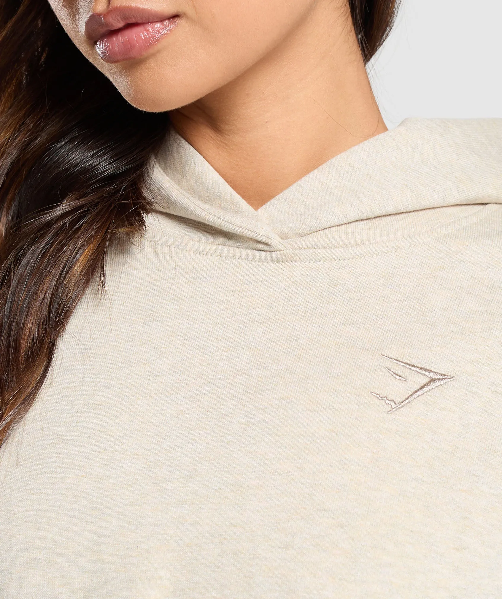 Gymshark Rest Day Sweats Hoodie - Beige Marl