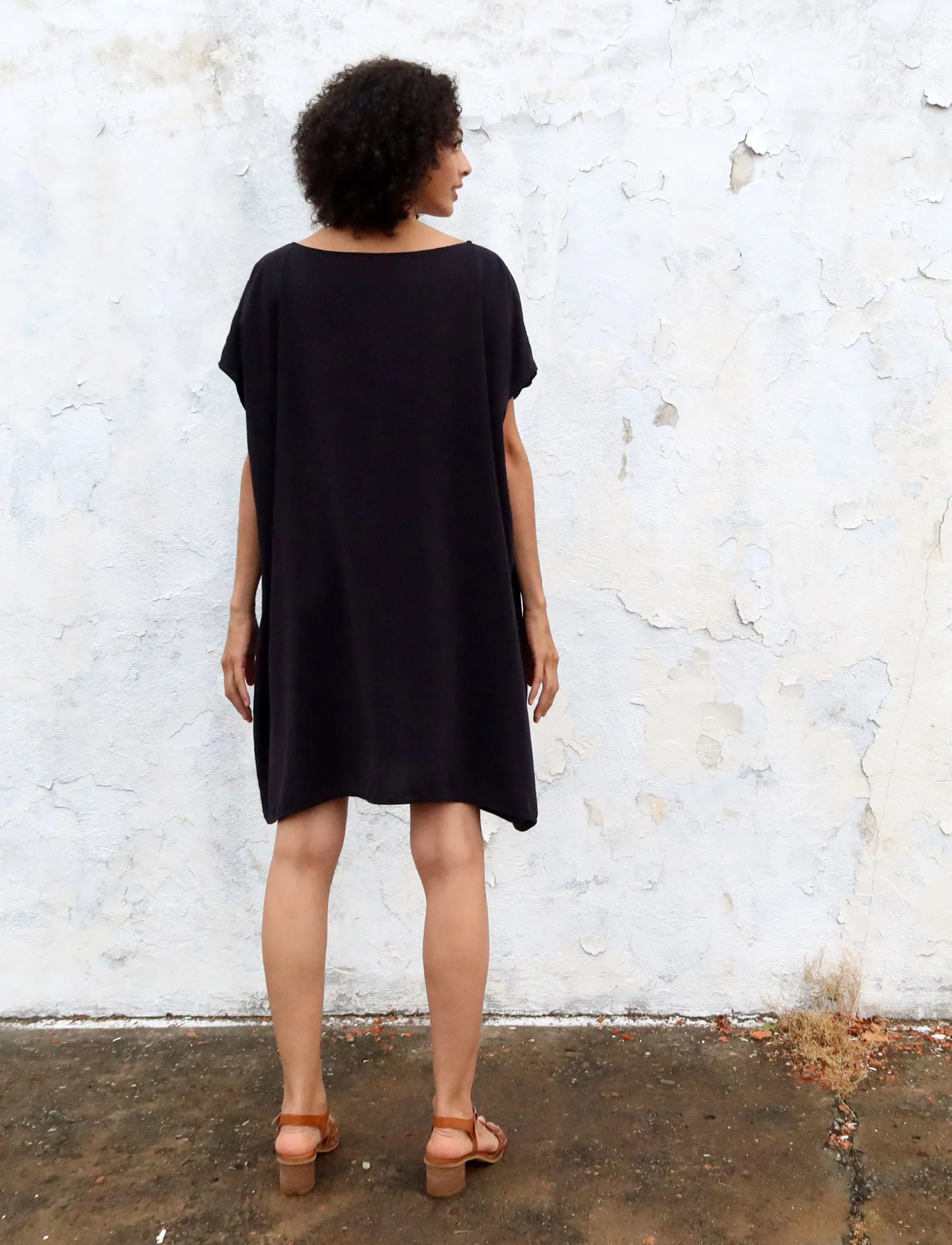 Silk Boat Short Kaftan