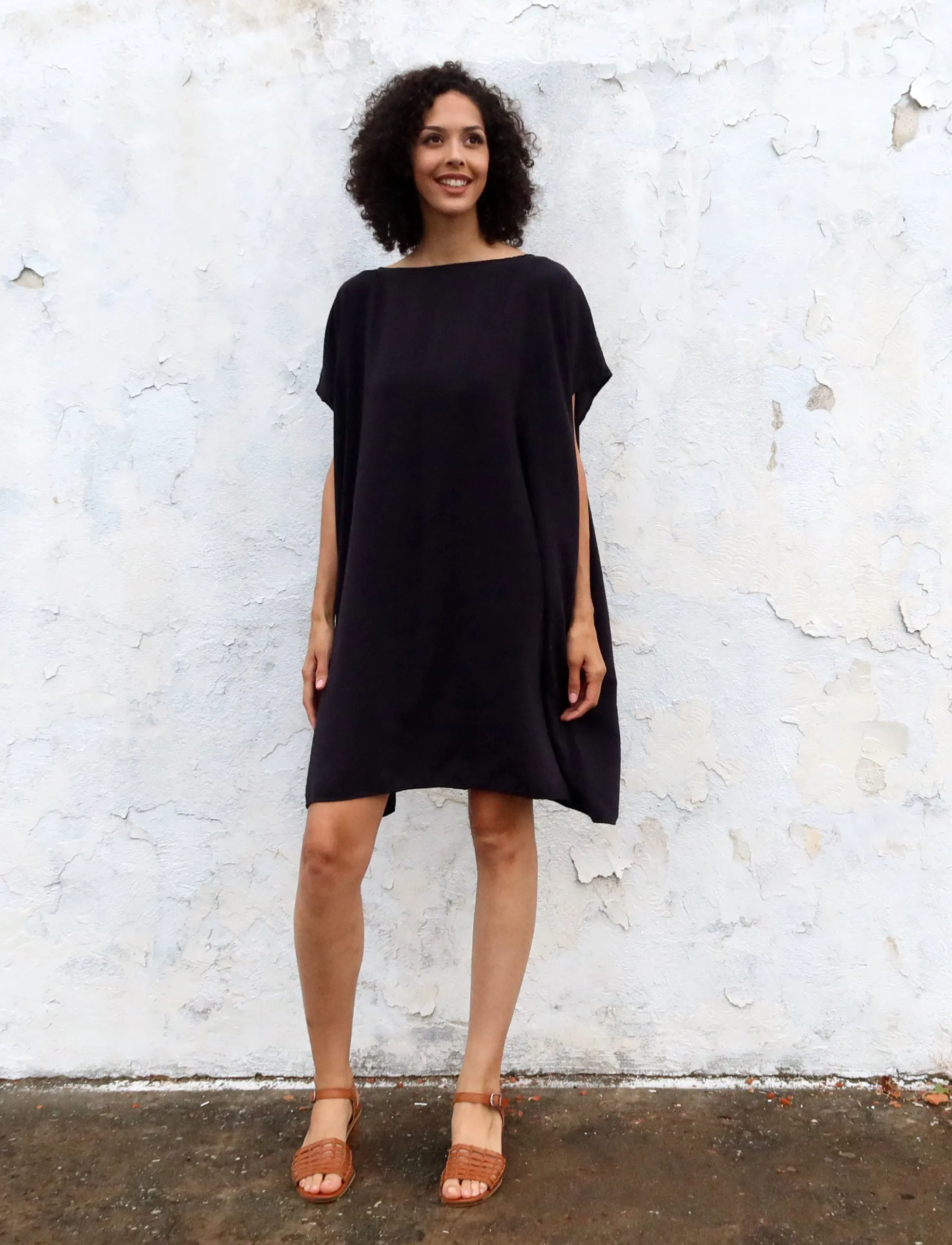 Silk Boat Short Kaftan