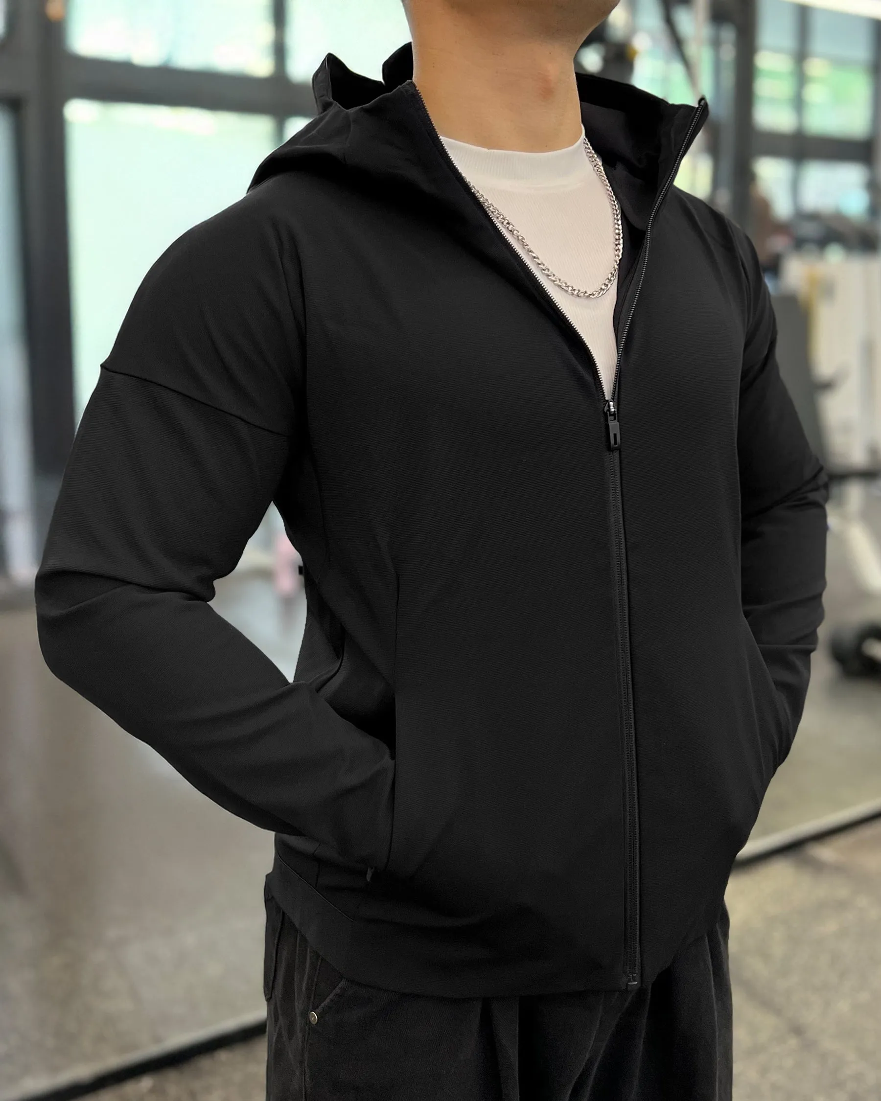 Strider Full-Zip Hooded Jacket New