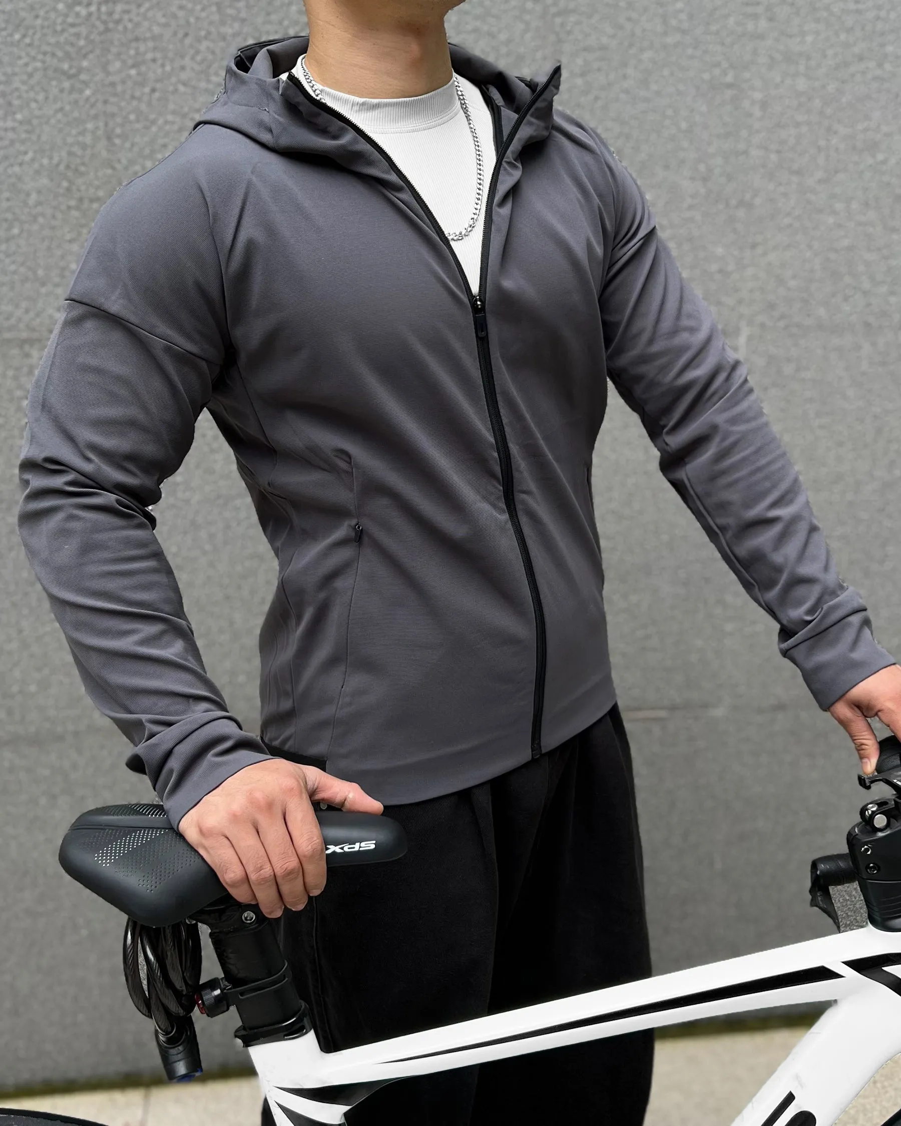Strider Full-Zip Hooded Jacket New