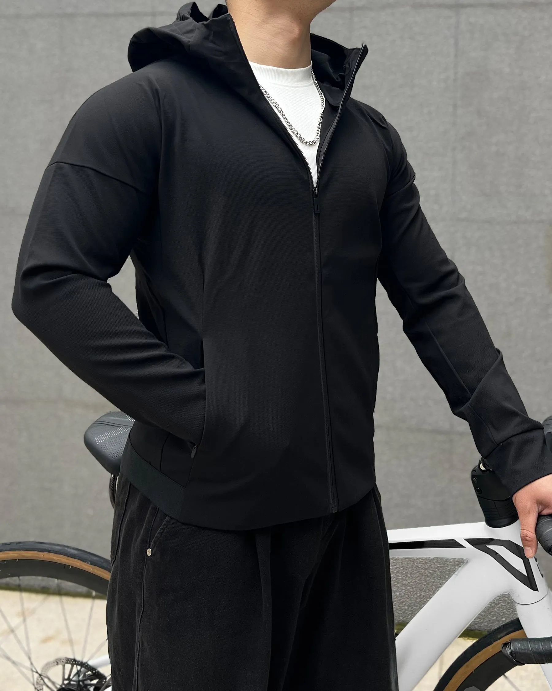 Strider Full-Zip Hooded Jacket New