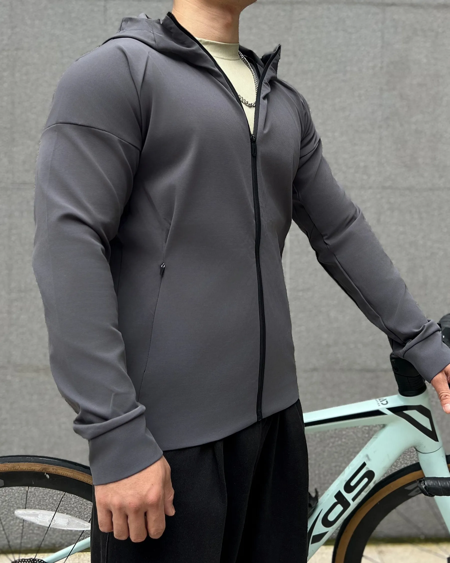 Strider Full-Zip Hooded Jacket New