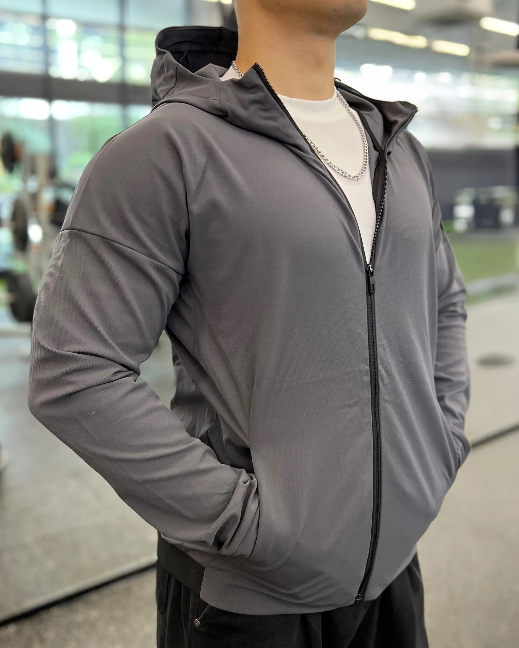 Strider Full-Zip Hooded Jacket New